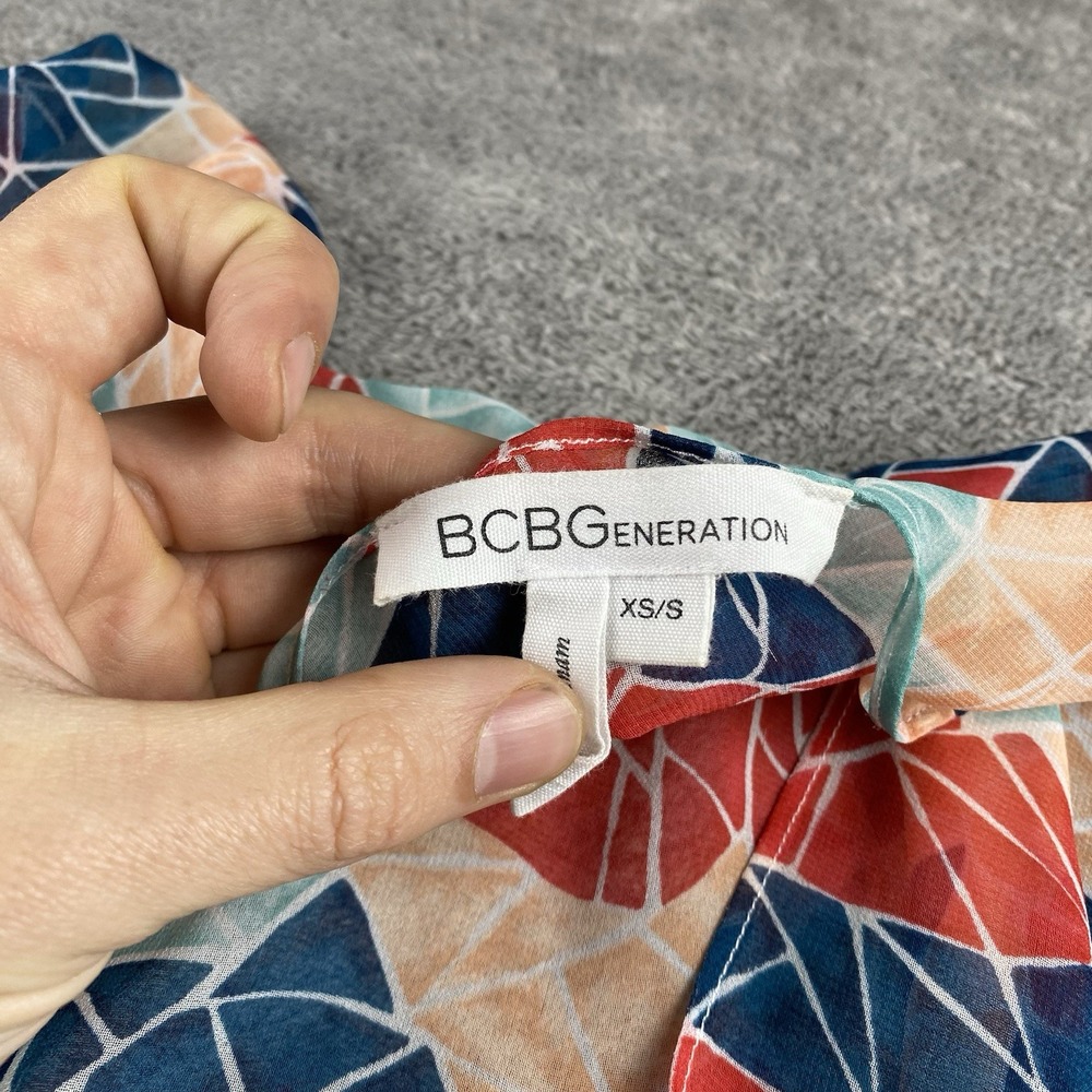 BCBGeneration Geometric Kamono Open Front Cardiga… - image 9